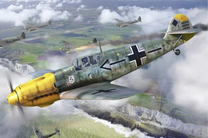Hobbyboss 1/48 scale WW2 German Messerschmitt Bf 109E-4 plastic model aircraft kit