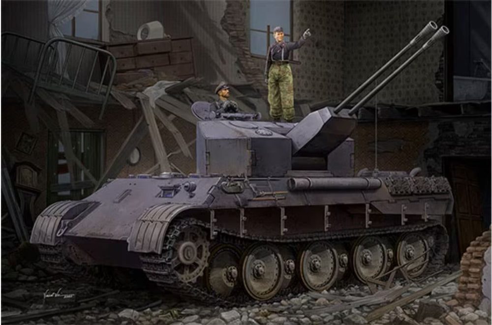 Hobbyboss 1/35 scale WW2 German Flakpanzer V Ausf. A plastic model armor kit