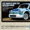 Tamiya 1/10 Fiat Abarth 1000 TCR BG Painted (MB-01) #47492