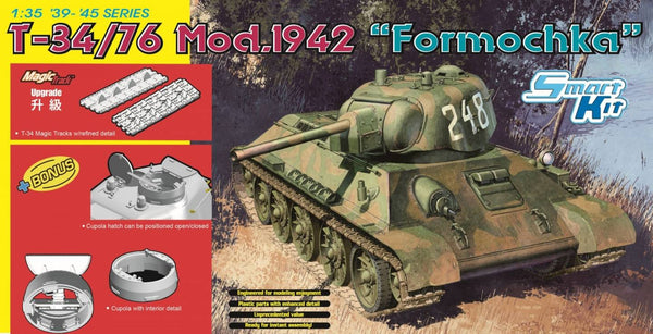 Dragon 1/35 WW2 Russian T-34/76 Mod 1942 Formochka