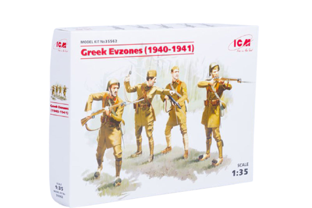 ICM 1/35 WW2 Greek Evzones (1940-1941) (4 figures)