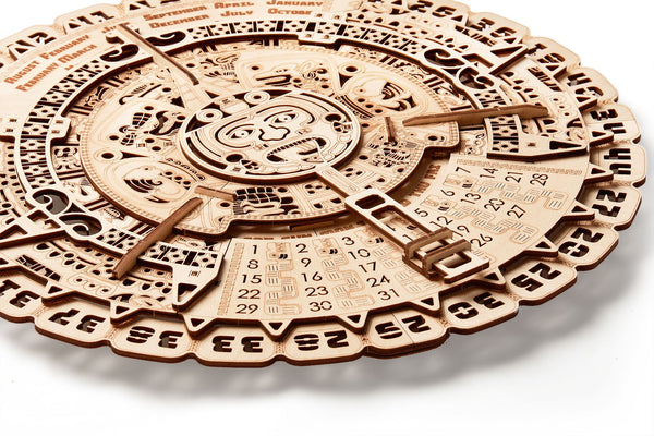 Wood Trick 3D wooden model kit Mayan Calendar