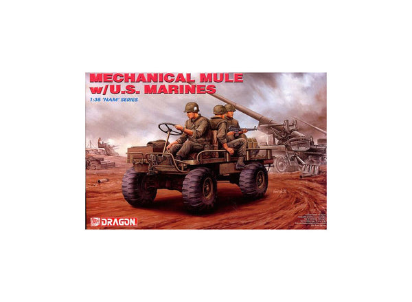 Dragon 1/35 scale Vietnam war Mechanical Mule with U.S. Marines