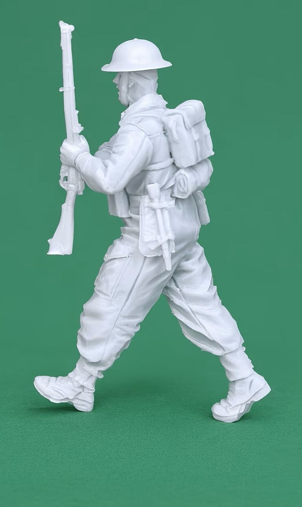 Homefront 1/35 scale WW2 British Commonwealth Infantry walking