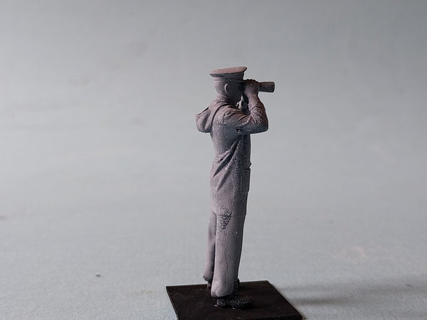 Homefront WW2 British RN Officer with Binoculars