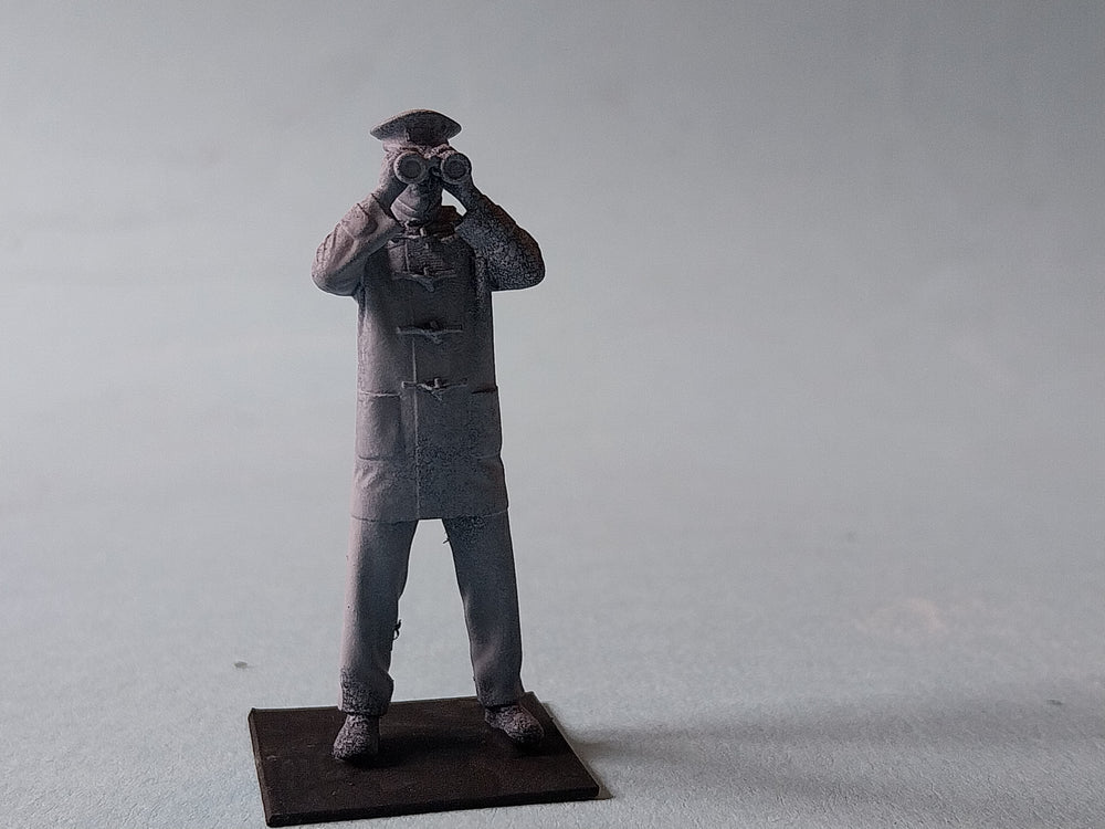 Homefront WW2 British RN Officer with Binoculars