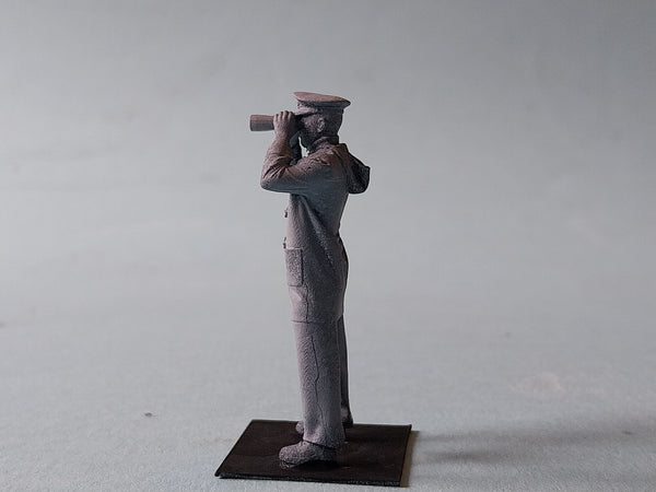 Homefront WW2 British RN Officer with Binoculars