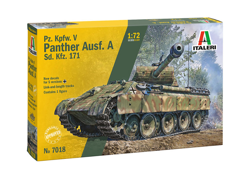 German Tank Model Tamiya Pz.Kpfw Panther Ausf. D Tank Model Kit - 1:35 ...