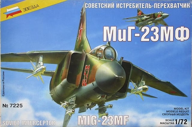 Zvezda 1/72 Mig-23MF Soviet Interceptor