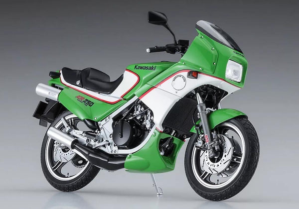 Hasegawa 1:12 Scale Kawasaki KR250 (KR250A) motorbike model kit
