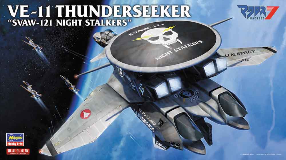 Hasegawa 1/72 MACROSS VE-11 Thunderseeker SVAW-121 Night Stalkers Kit