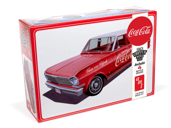 AMT 1:25 1963 Chevy II Nova Wagon w/Crates Coke plastic assembly car model kit