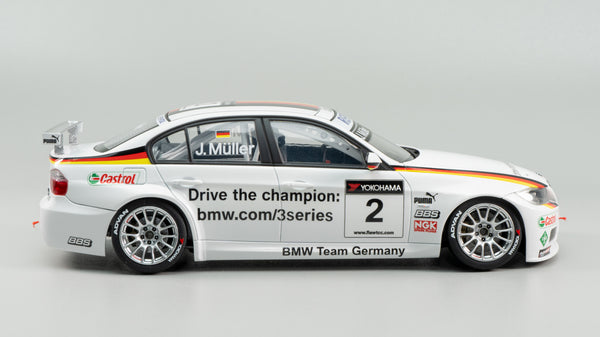 NUNU 1/24 CAR BMW 320 E90I  Wtcc Brands Hatch 2008 Winner