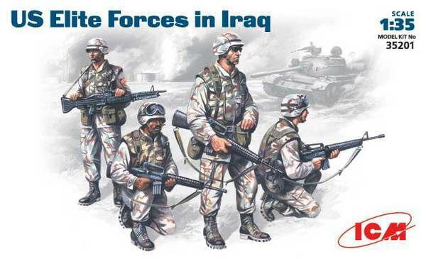 ICM 1/35 US Elite Forces in Iraq (4 figures - 4 soldiers)