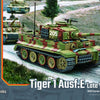 Build Army Brick building model WW2 GERMAN Tiger I Ausf.E Late Version