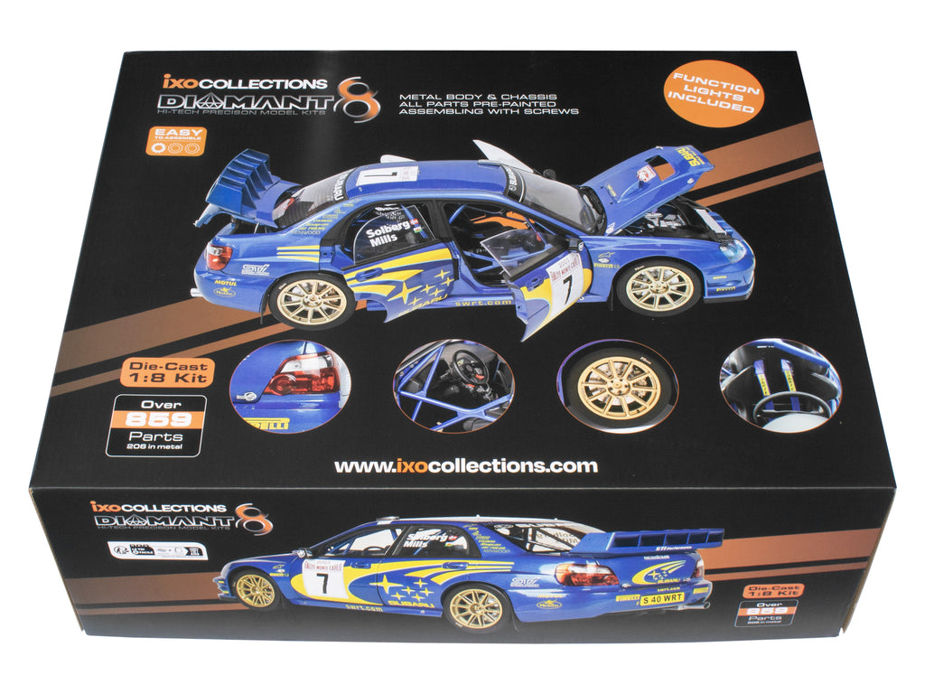 IXO COLLECTIONS Full Kit Subaru Impreza 1/8 Scale Metal Kit | Fields of ...
