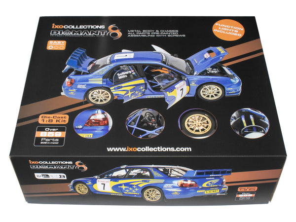 IXO COLLECTIONS Full Kit Subaru Impreza 1/8 Scale Metal Kit