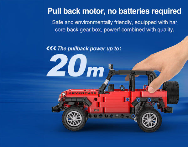 Cada PULL BACK SERIES Defend · OFF- road vehicles -  389pcs