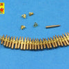 Aber 1/16 WW2 .50 cal ammunition with M2A1 box set for U.S. M2 machine gun