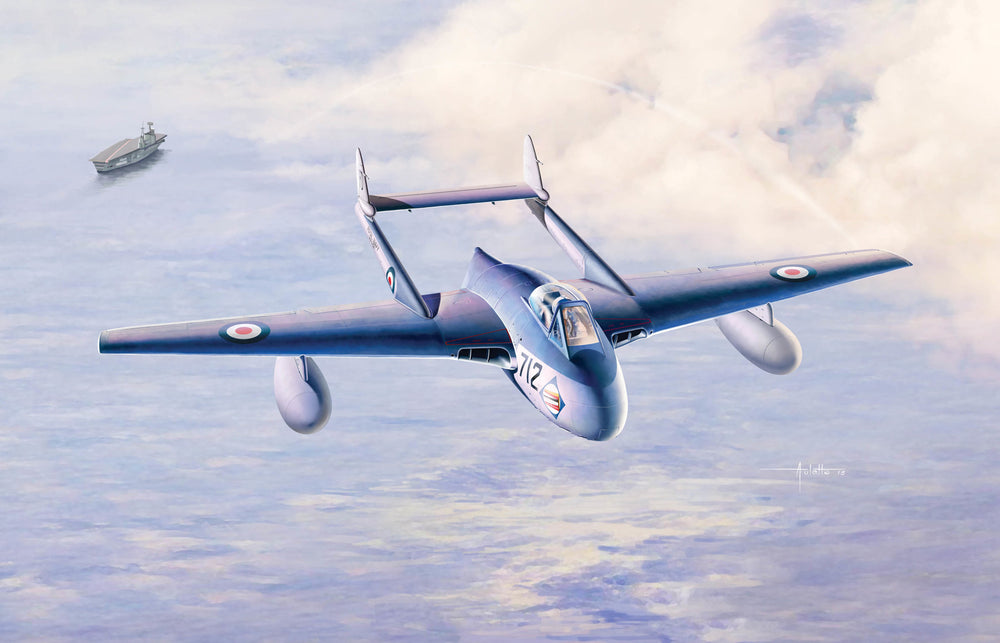 Dragon 1/72 scale Sea Vampire F.20