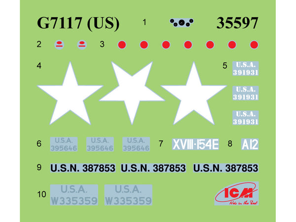 ICM DIORAMA SETS Festive Dinner on the Front Line (U.S. WWII G7117 Kitchen Truck, Figures & Accessories)