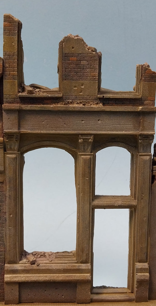 FoG Models 1/35 scale Ruined building walls #22 diorama accessory