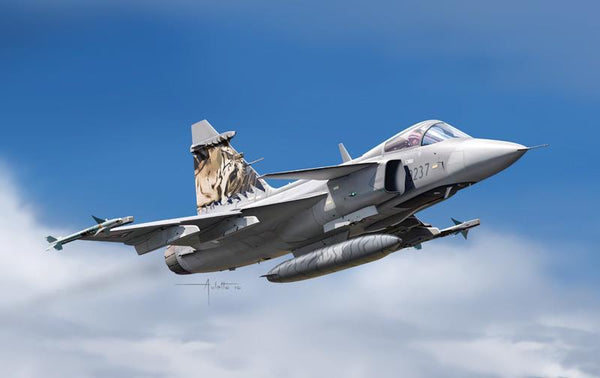 Italeri 1:72 Scale Swedish Jas 39 Gripen aircraft model 1306S