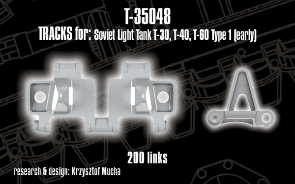 Quick Tracks 1/35 scale WW2 track upgrade KV-1S early 608mm split, 1942