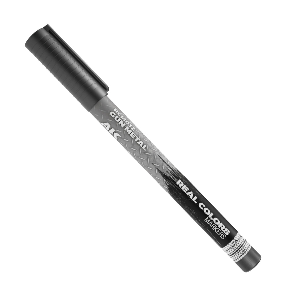 AK Interactive Real Colour Marker - GUN METAL