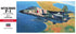 Hasegawa 1:72 Scale Mitsubishi F-1 jet aircraft model kit