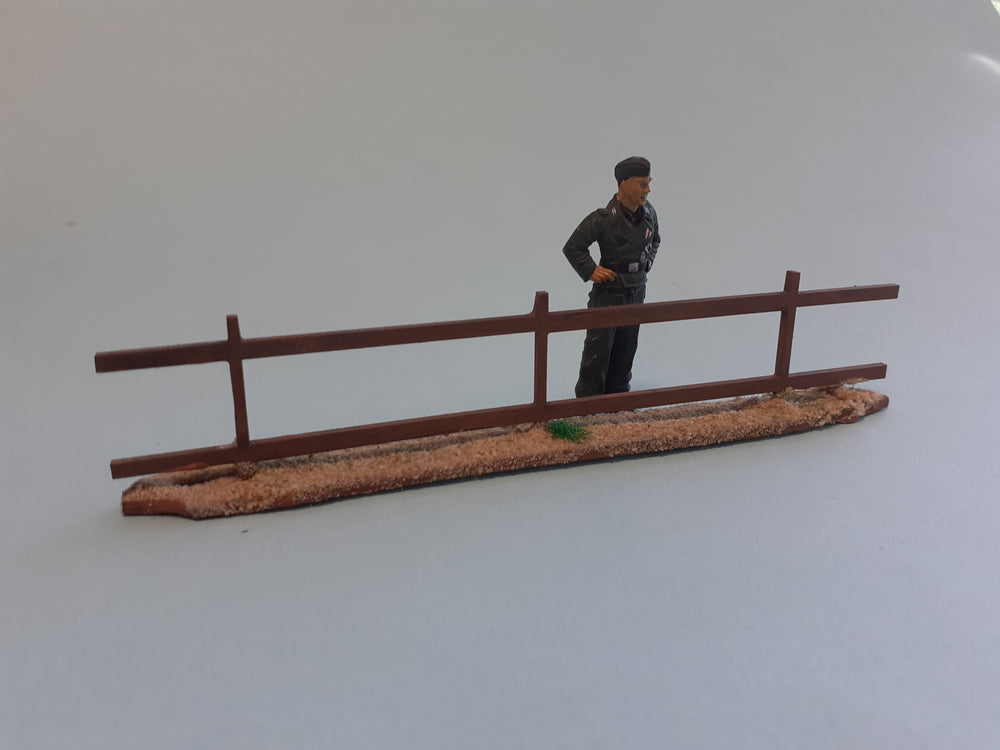 FoG models 1/35 scale laser wooden 2 Rail fence (2 lengths per pack)