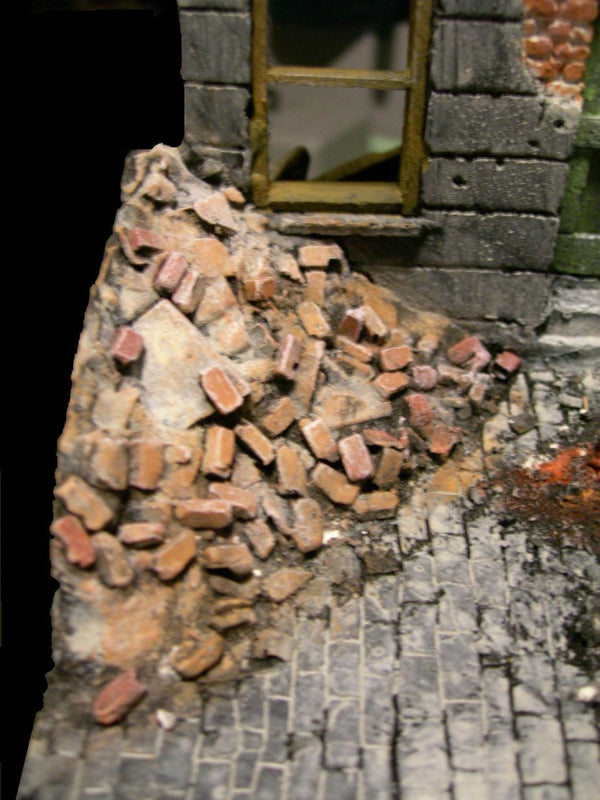 FoG Models 1/35 Scale Rubble Pack (3 Pieces) Corner piles rubble heaps