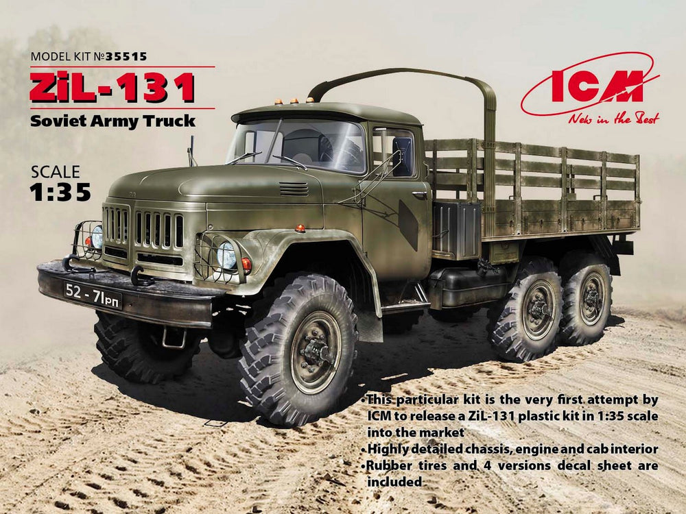ICM 1/35 Russian ZiL-131, Soviet Army Truck