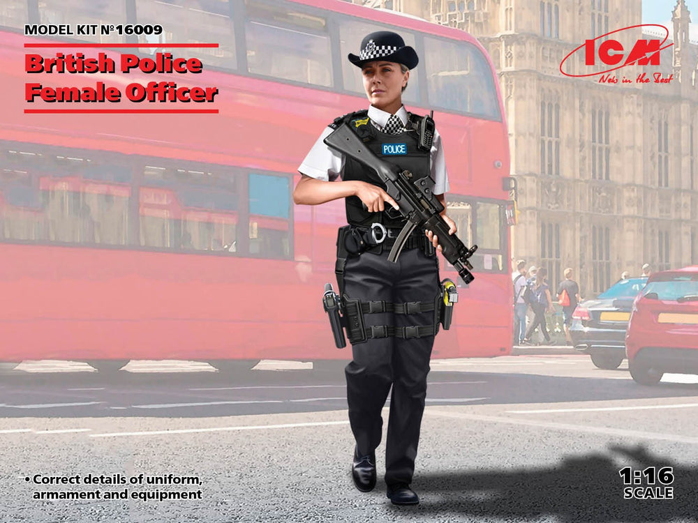 ICM 1/16 scale British Police Female Officer
