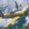 Dora Wings 1/48 scale Vultee P-66 Vanguard aircraft model kit