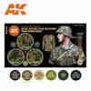 AK Interactive GEN 3 - WAFFEN SPRING-SUMMER CAMOUFLAGE 3G PAINT SET
