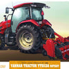 Hasegawa 1:35 Yanmar Tractor YT5113A With Rotary Attachment Kit