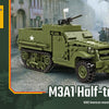 Build Army Brick building model WW2 USA M3A1 Half-Track APC