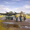 ICM 1/48 scale WW2 RAF ‘Operation Gardening’ HP.52 Hampden Mine Layer & 5 Figures