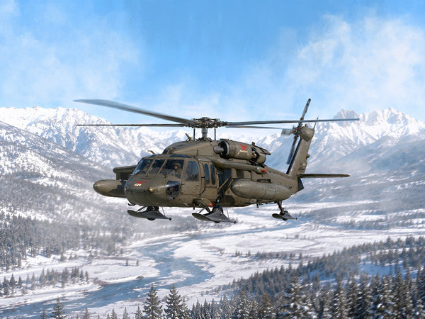 ICM 1/48 scale UH-60A Black Hawk with ESSS & Skis