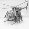 ICM 1/48 Scale Delta Force Assault Team with MH-6J Helicopter