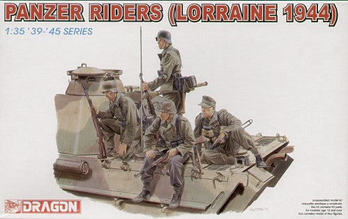 Dragon 1/35 WW2 German PANZER RIDERS (LORRAINE 1944)
