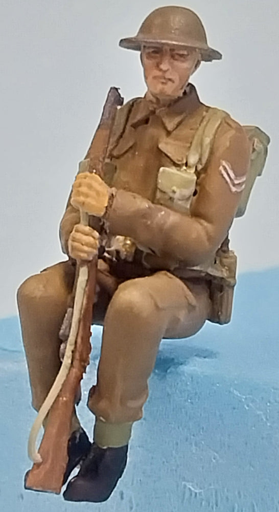 Homefront 1/35 scale WW2 British Infantry sitting #3