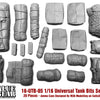 Valuegear 1/16 Scale resin model Universal/Generic Crates, Tarp Rolls & Deck Piece #5
