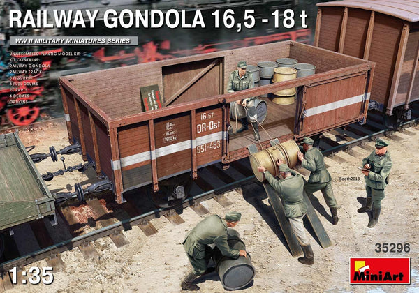 1/35 scale WW2 era German Railway Gondola 16,5-18T