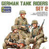 Miniart 1/35 WW2 German Tank Riders Set 2. Figures with Resin Heads