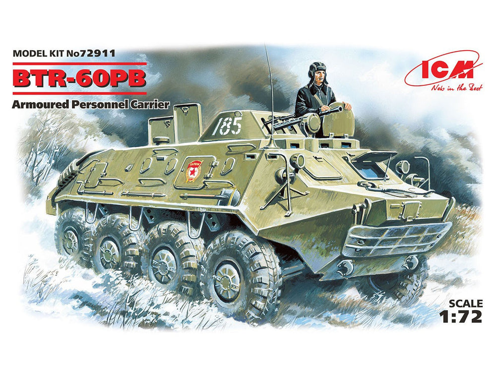 ICM 1/72 Russian BTR-60PB, Armoured Personnel Carrier