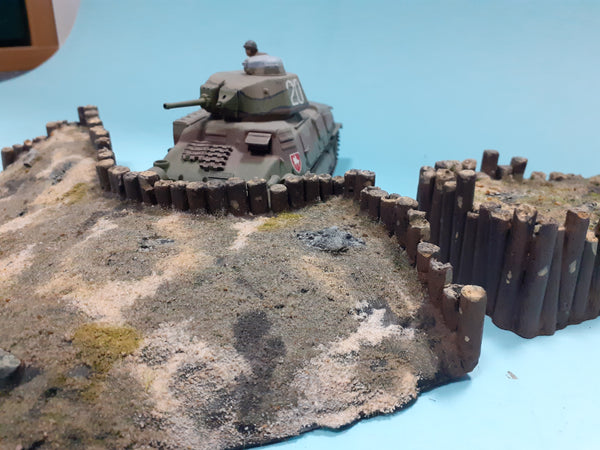 FoG Models 1/35 Gun Emplacement Sections Log retaining wall WW1 WW2