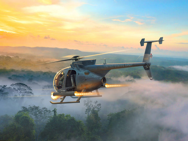 ICM 1/48 scale AH-6J Little Bird, U.S Special Forces Attack Helicopter