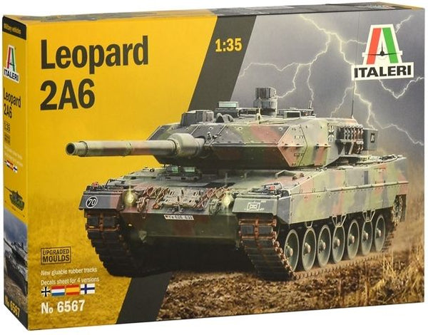 Italeri 1/35 Leopard 2A6 German MBT main battle tank model kit